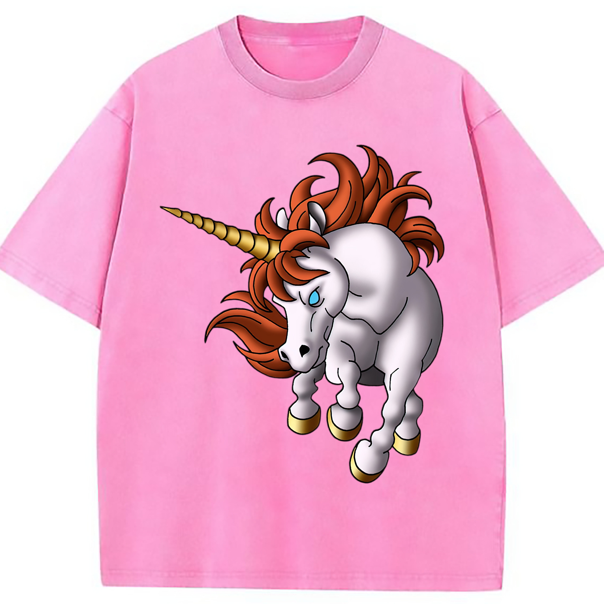 （画像用） ドラゴンクエスト Doragon Kuesuto Dragon Quest 綿100% ヴィンテージ風 半袖Tシャツ（フロントプリント）